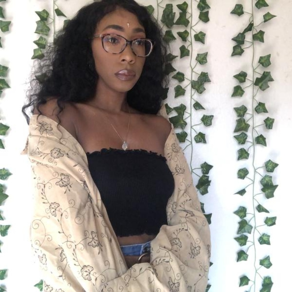 Vintage Flower Button Up